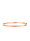 Bracelet Jonc à message en laiton rosé "PARFAITE, AVEC PLEIN DE JOLIS DEFAUTS"