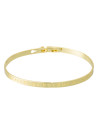"MEILLEURE NOUNOU DU MONDE" Jonc doré bracelet à message