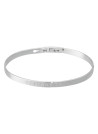 "FEE MARRAINE" Jonc argentÃ© bracelet Ã  message