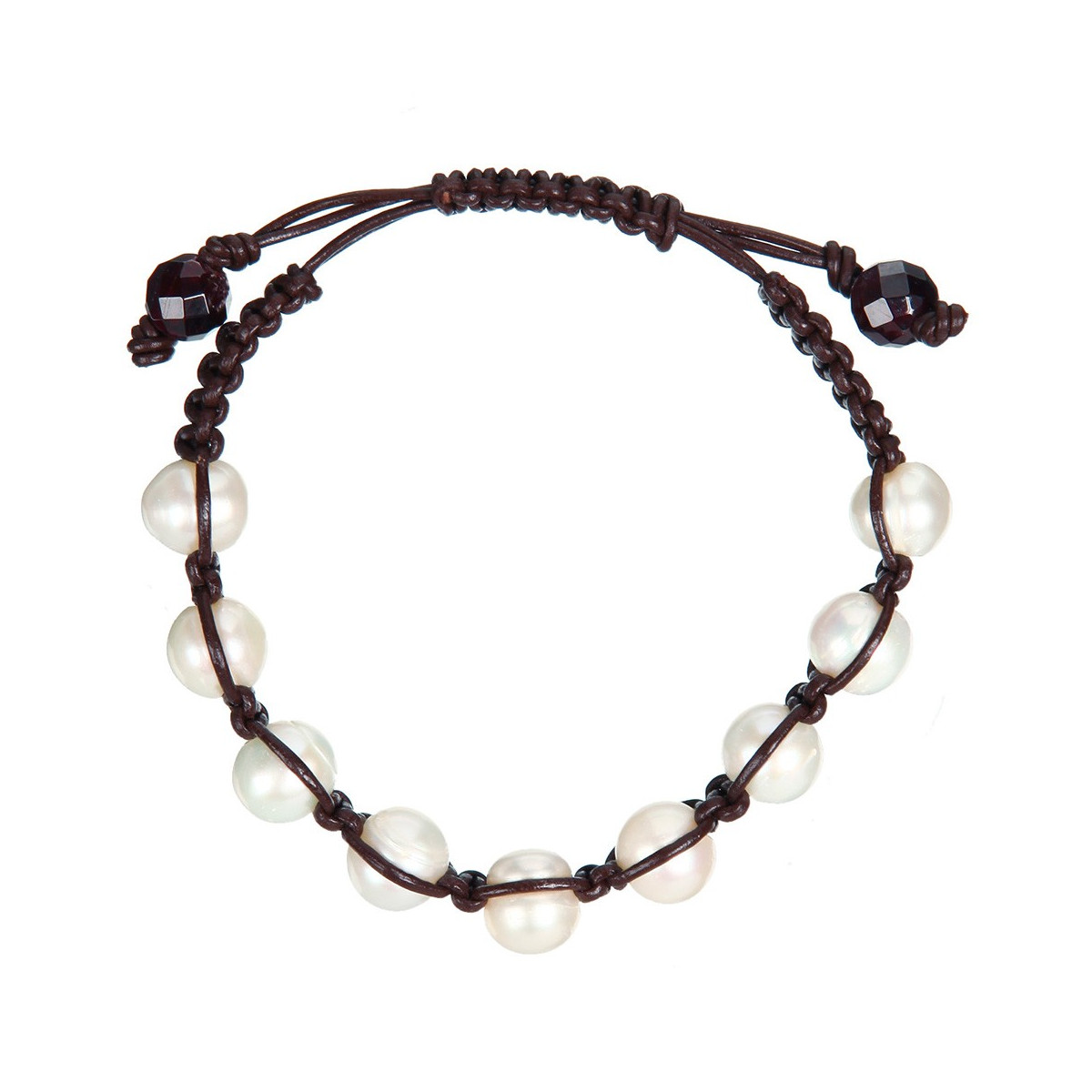 Bracelet perles de culture blanches "Sensations 9"