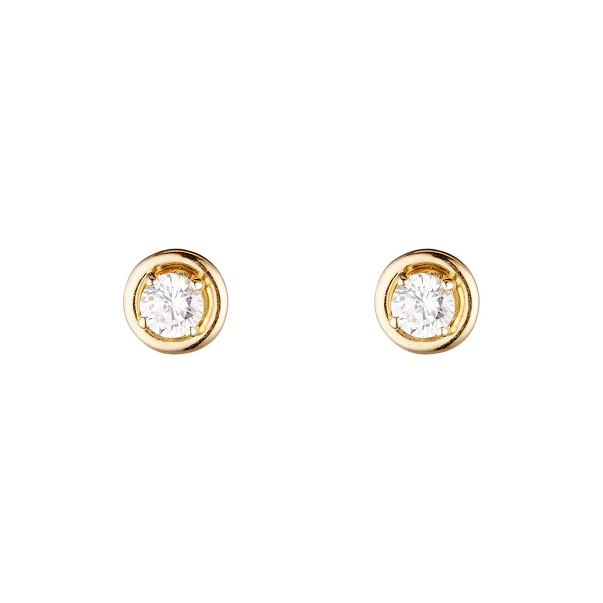 Boucles d'oreilles "Visionnaire" Or jaune
