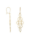 Boucles d'oreilles or jaune "Crazy"