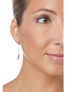 Boucles d'oreilles or jaune "Pluie doréese"