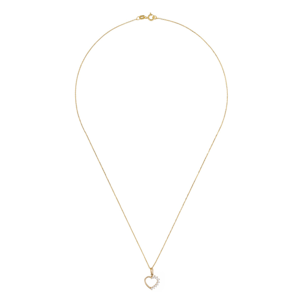 Pendentif "Cristallisation" Or jaune