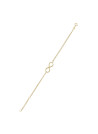 Bracelet or jaune "Infinity"