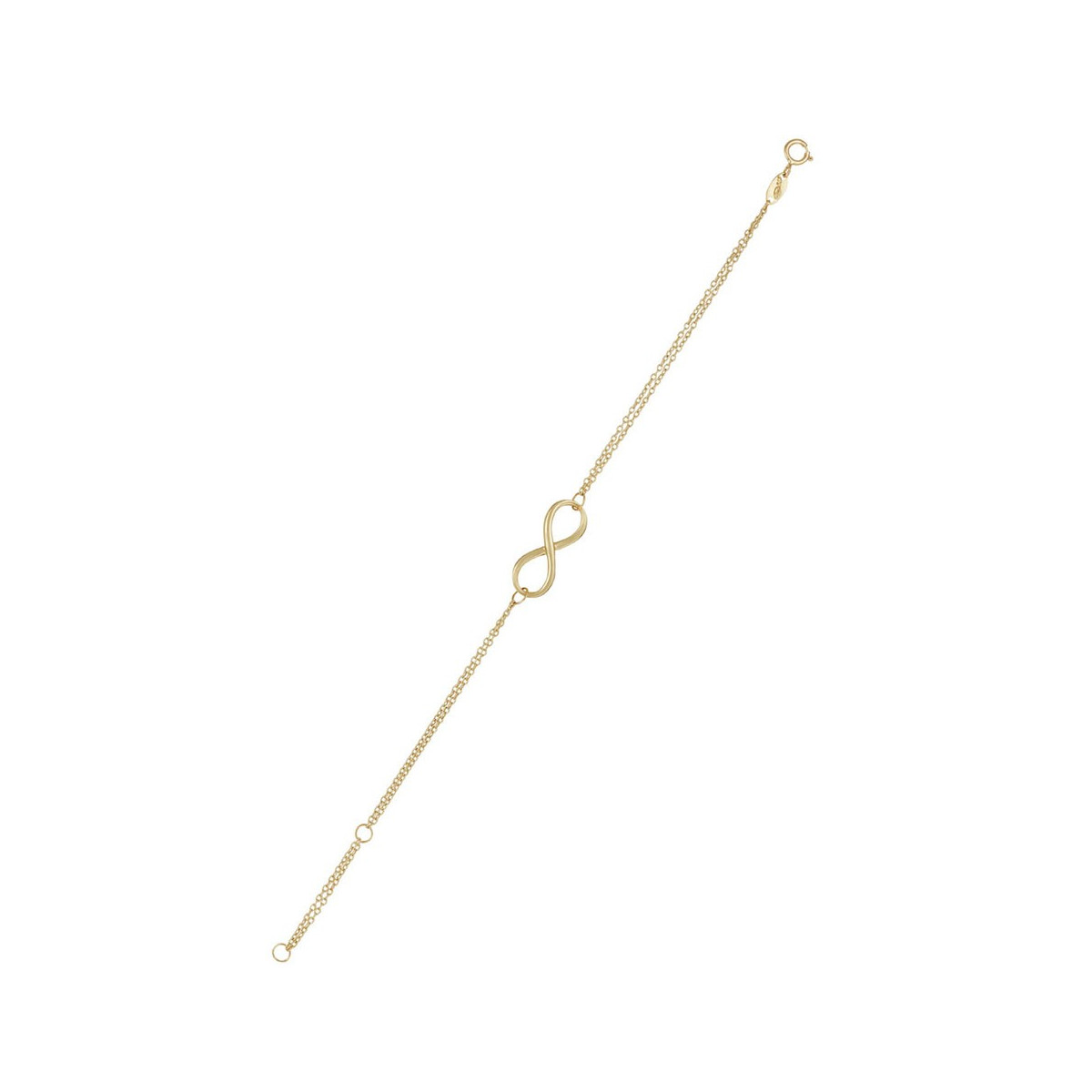 Bracelet or jaune "Infinity" Bracelet "Mélancolie" Or jaune