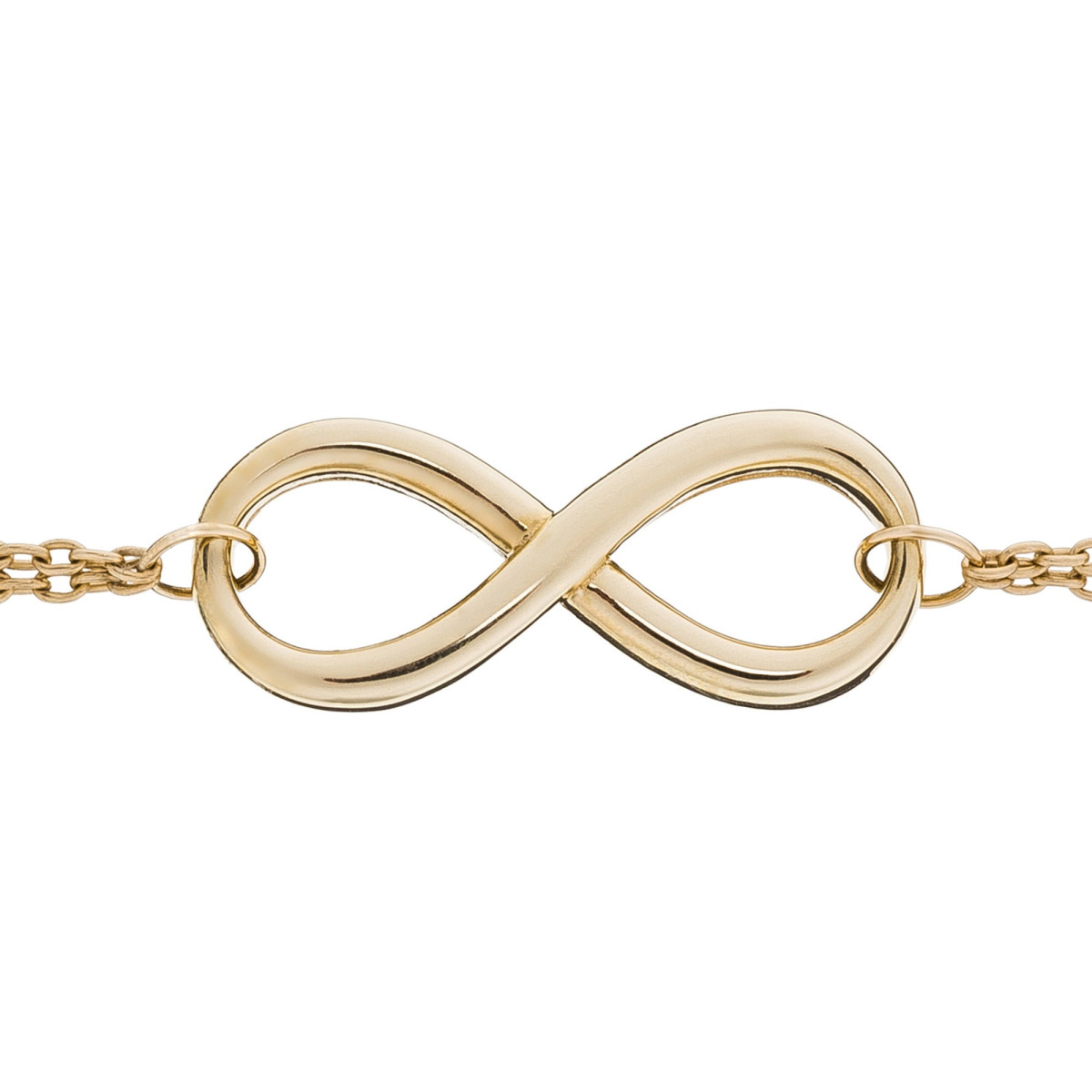 Bracelet or jaune "Infinity" Bracelet "Mélancolie" Or jaune