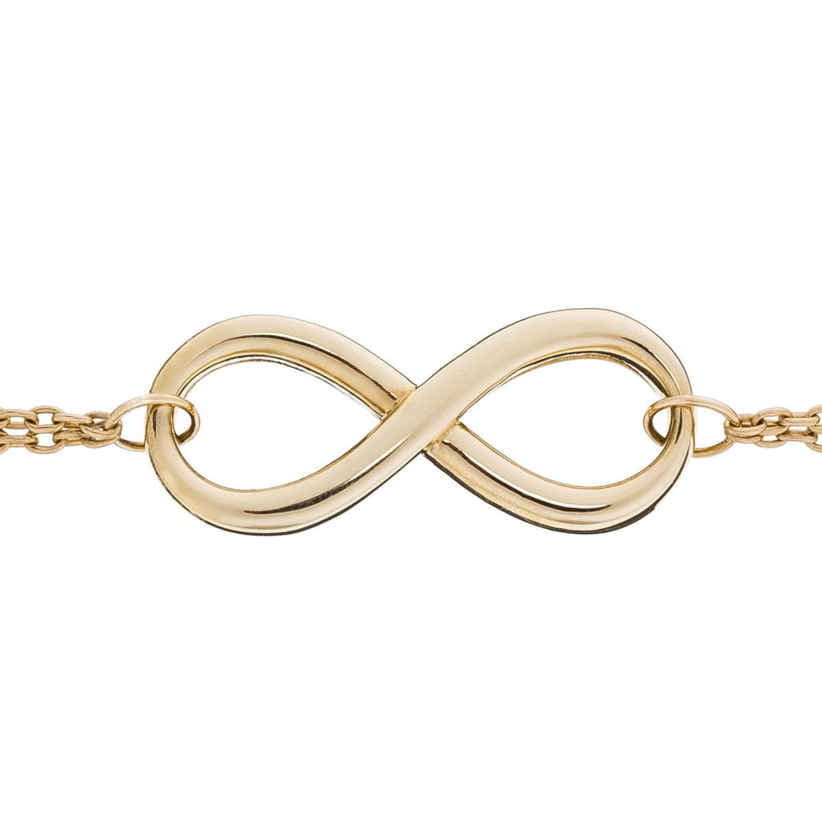 Bracelet or jaune "Infinity"