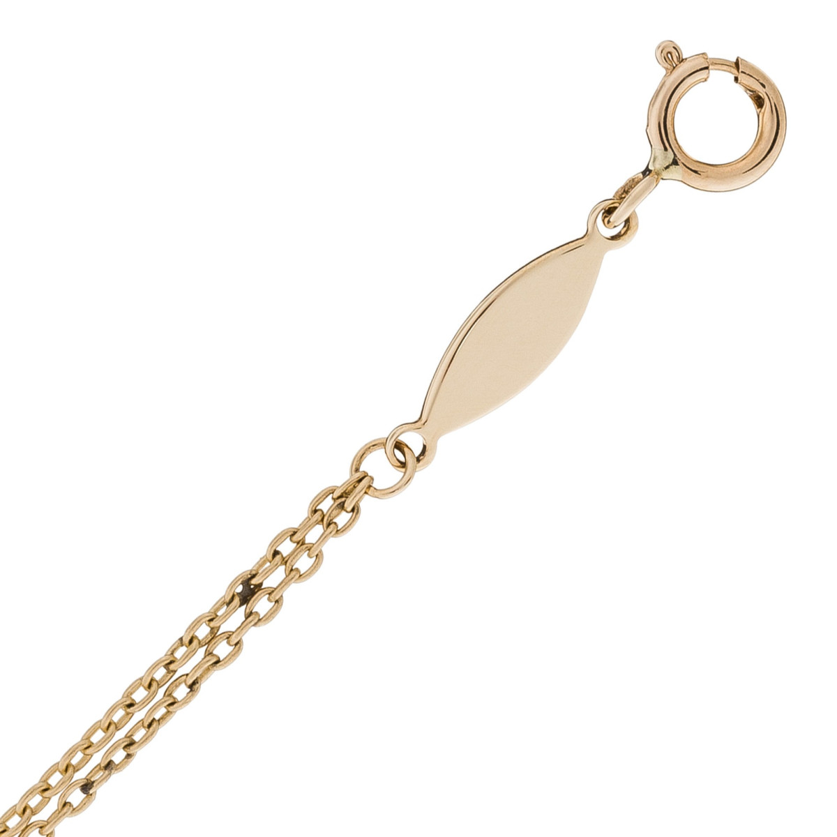 Bracelet or jaune "Infinity" Bracelet "Mélancolie" Or jaune