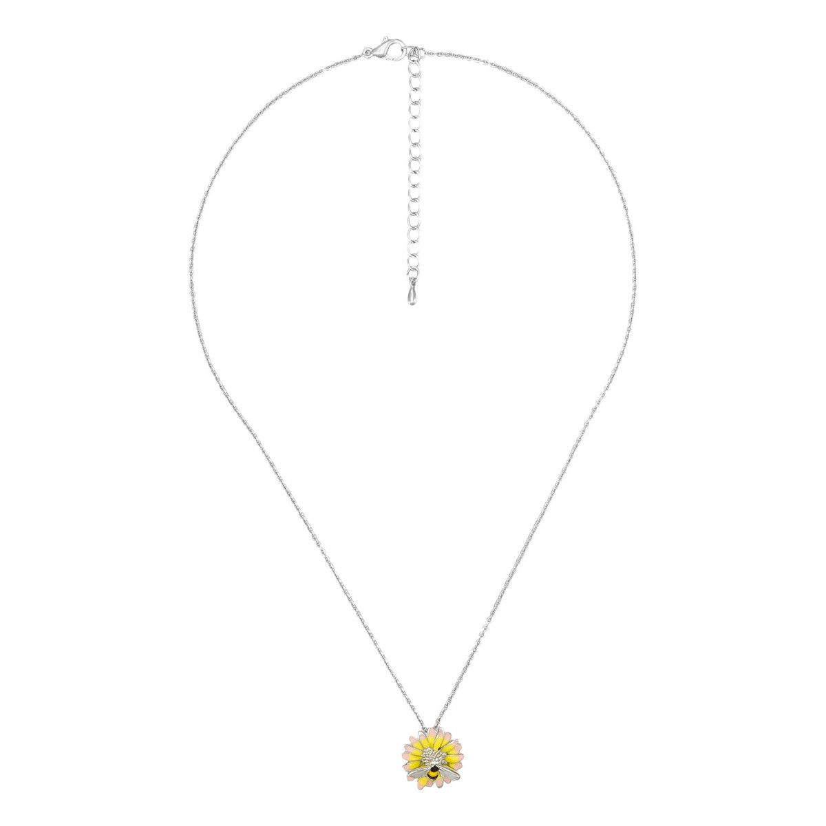 Collier laiton Argenté "Liaisons Dangereuses"