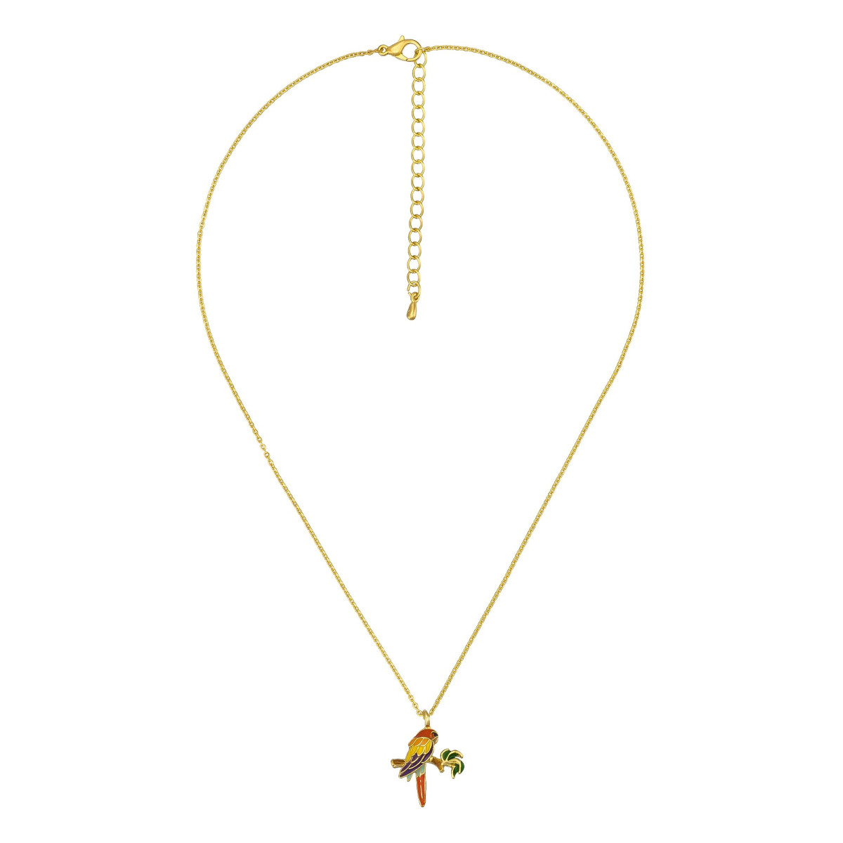 Collier laiton Doré "Jungle Luxuriante"