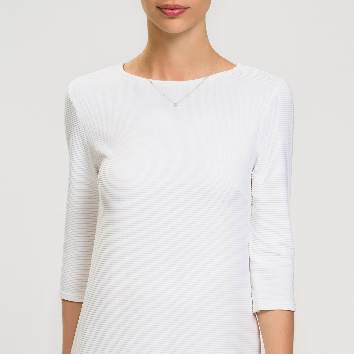 Collier "Attachement Enchanté" Or blanc et Diamant