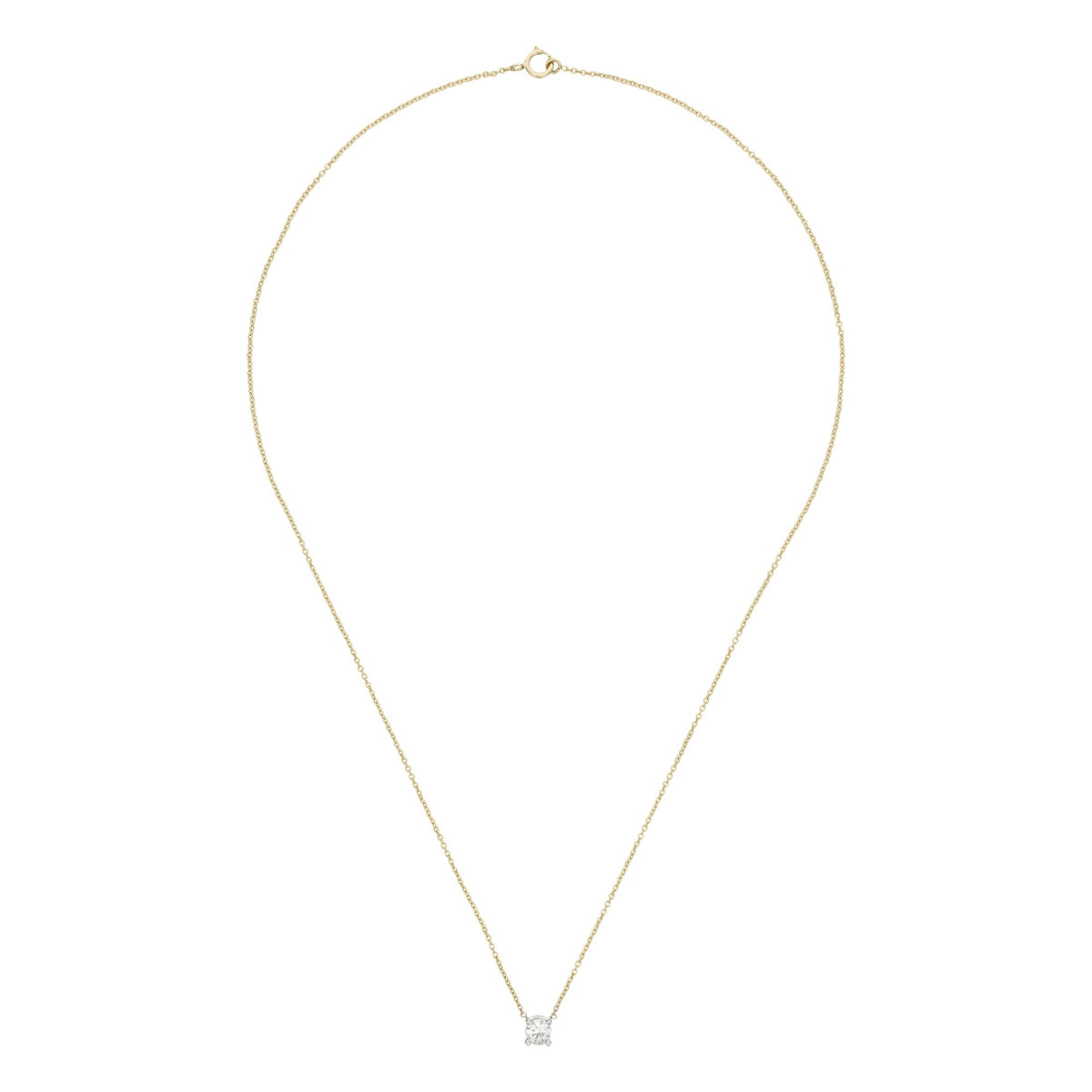Collier "Attachement Enchanté" Or jaune et Diamant