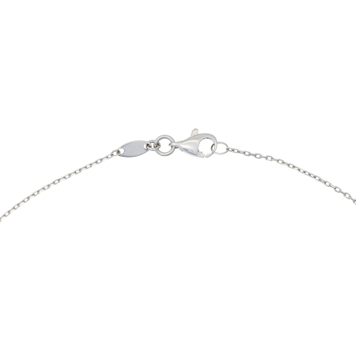 Collier "Sunshine" Or Blanc et Diamants