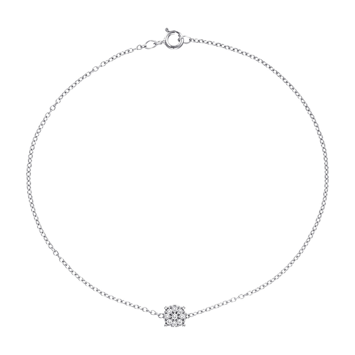 Bracelet "Rome Radieuse" Or blanc et Diamant
