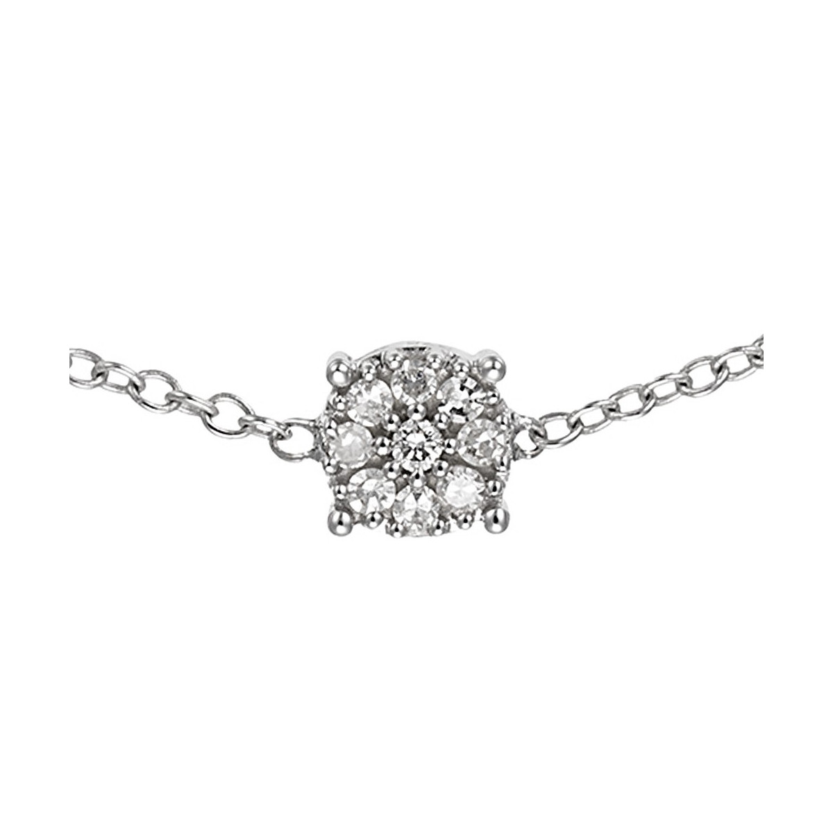 Bracelet "Rome Radieuse" Or blanc et Diamant