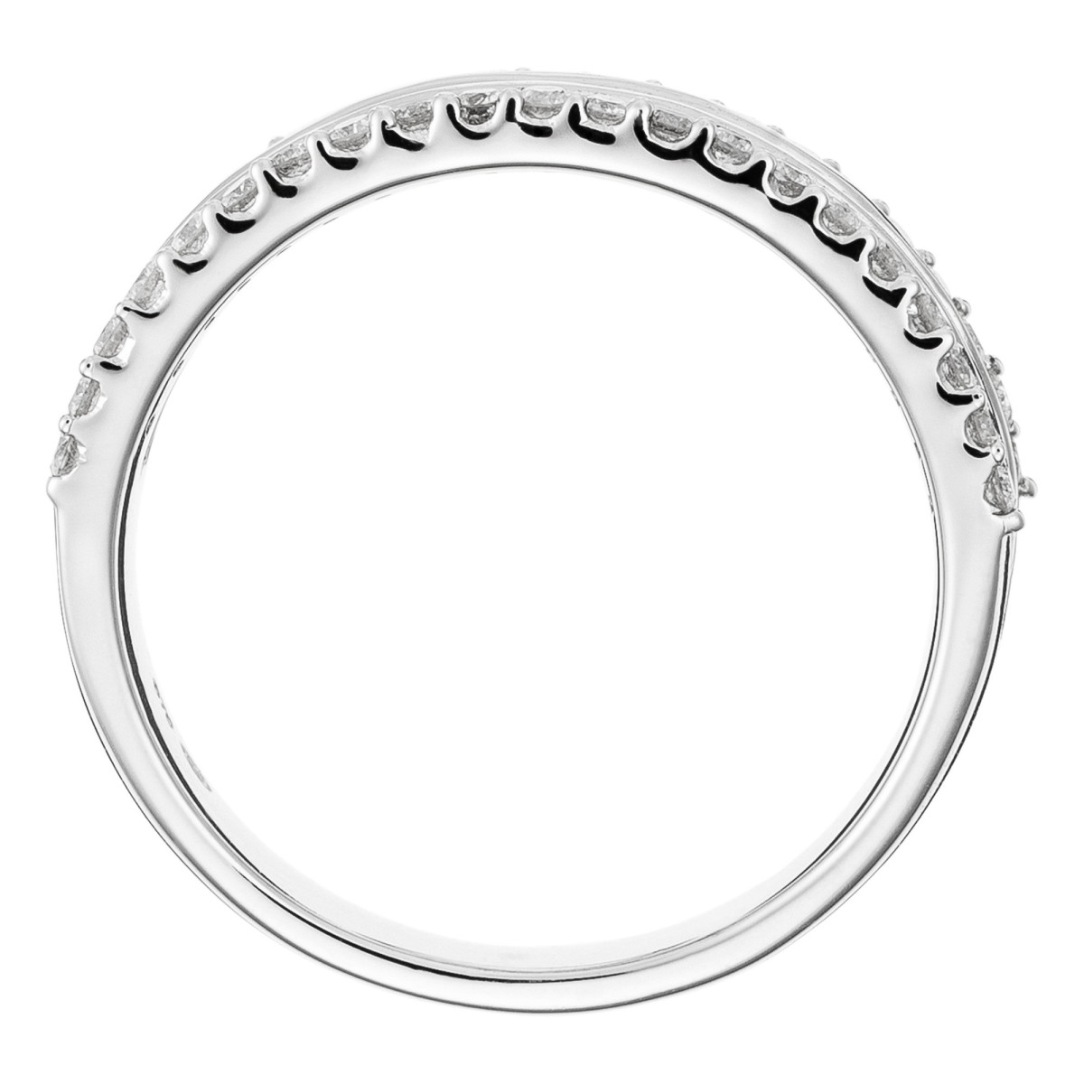 Bague "Amour Solaire" Or blanc et Diamant