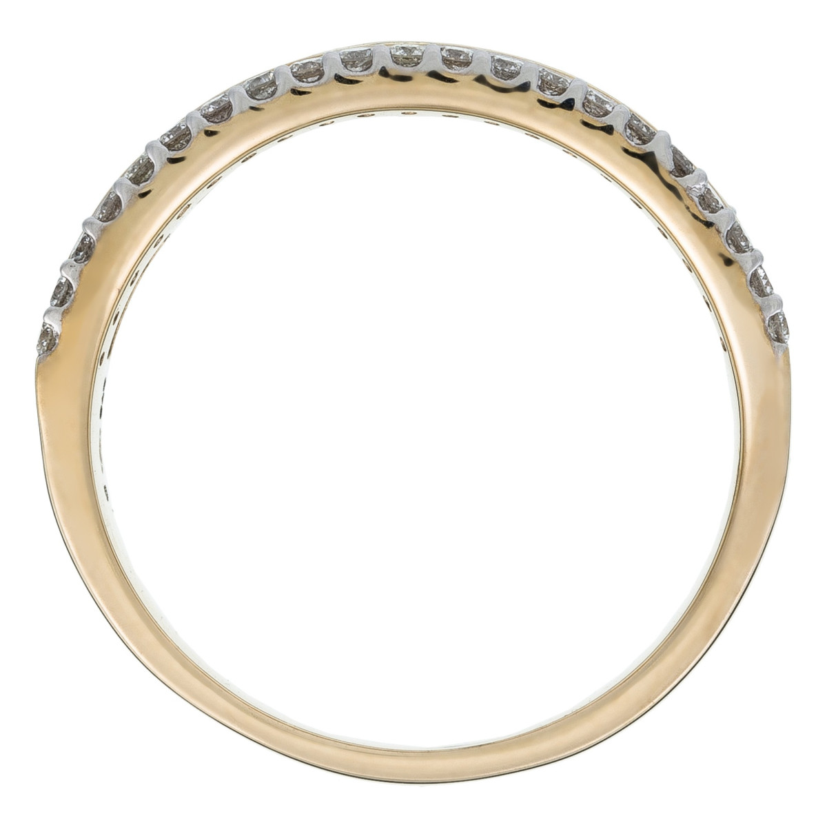 Bague "Amour Solaire" Or jaune et Diamant