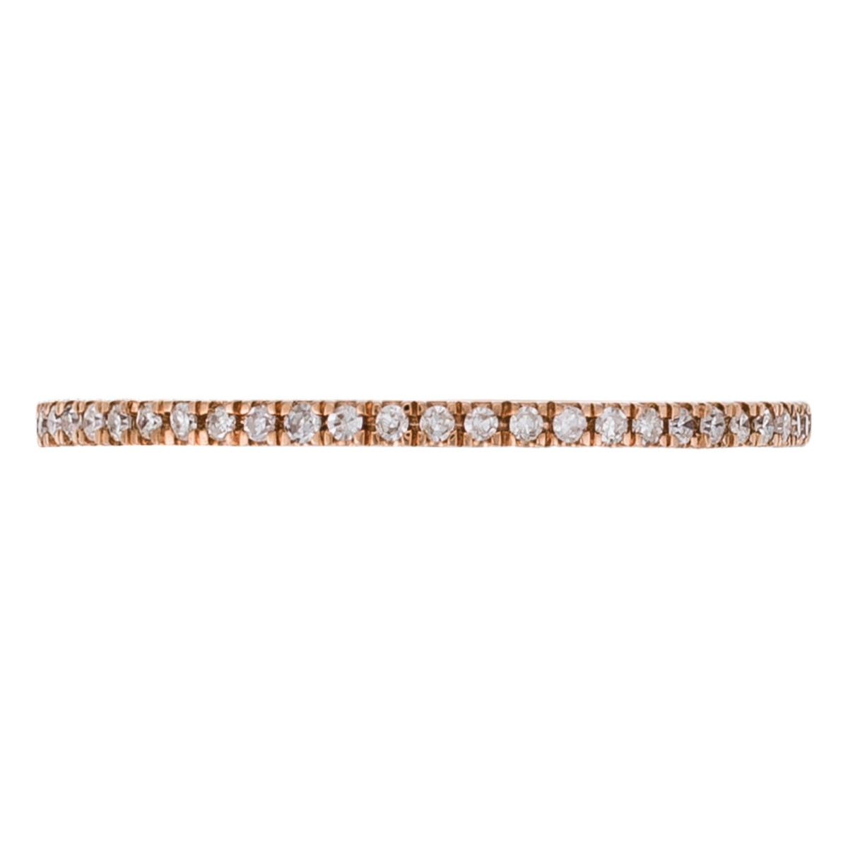 Bague Alliance "Belle Alliance Tour Complet" Or rose et Diamants