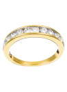 Bague Or Jaune et Diamants 0,75 carats "Alliance Rail"