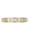 Bague Or Jaune et Diamants 0,75 carats "Alliance Rail"
