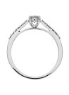Bague Or Blanc et Diamants 0,32 carats "Dis-moi OUI"