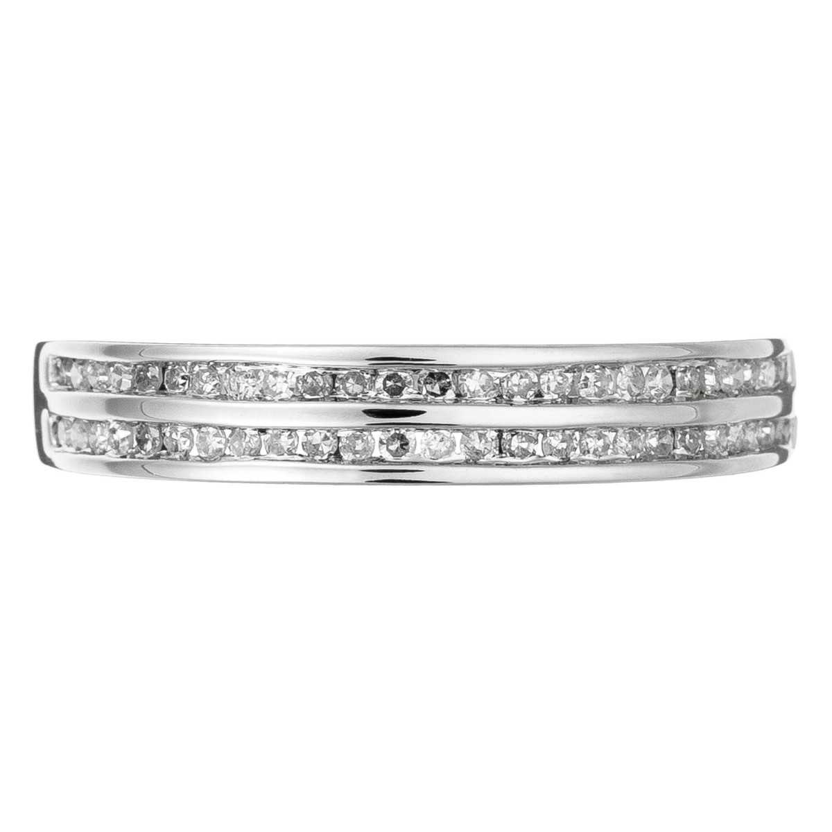 Bague sales 2 rangs