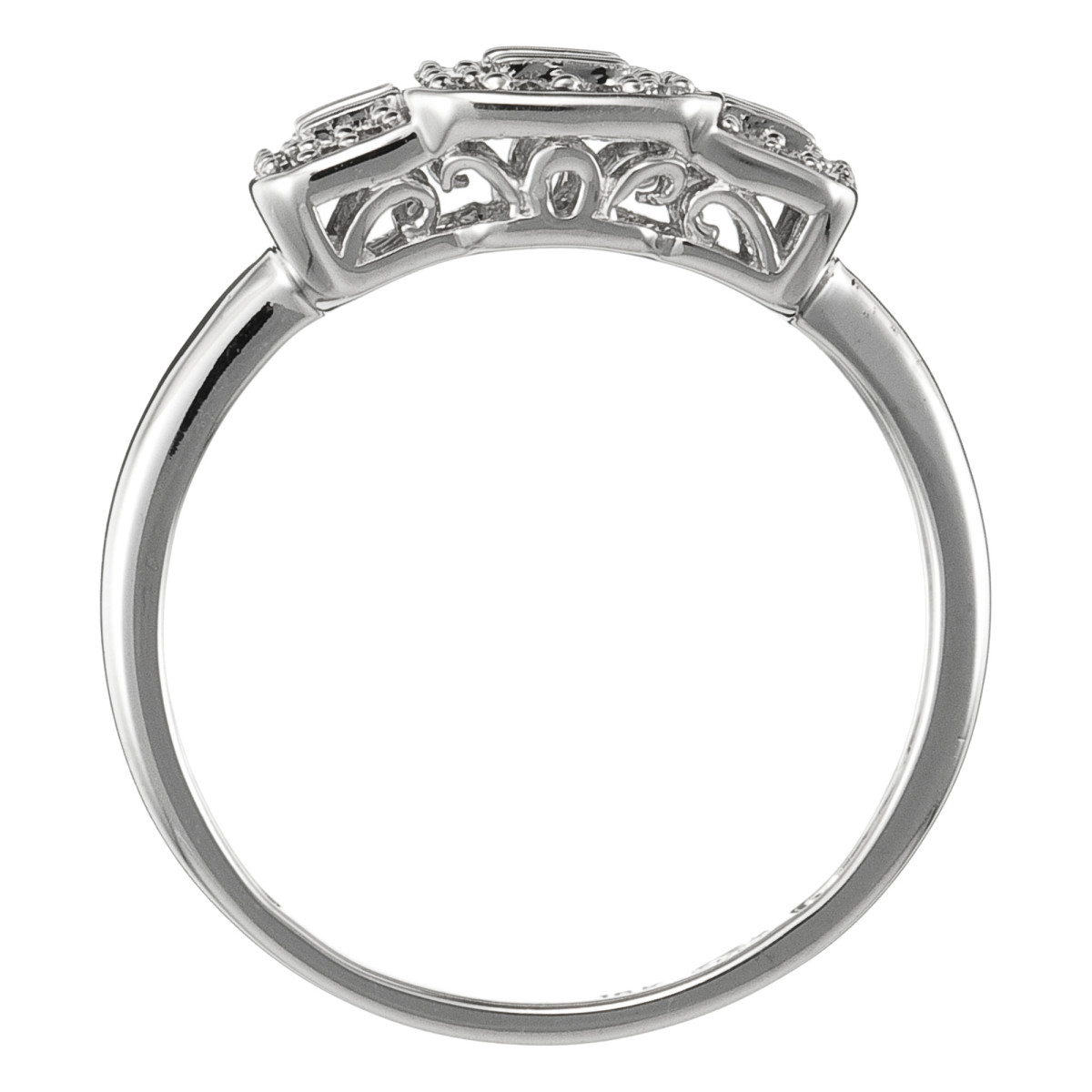 Bague Or Blanc et Diamants 0,25 carats "Les princesses" Bague "Aurore Douce" Or blanc et Diamant