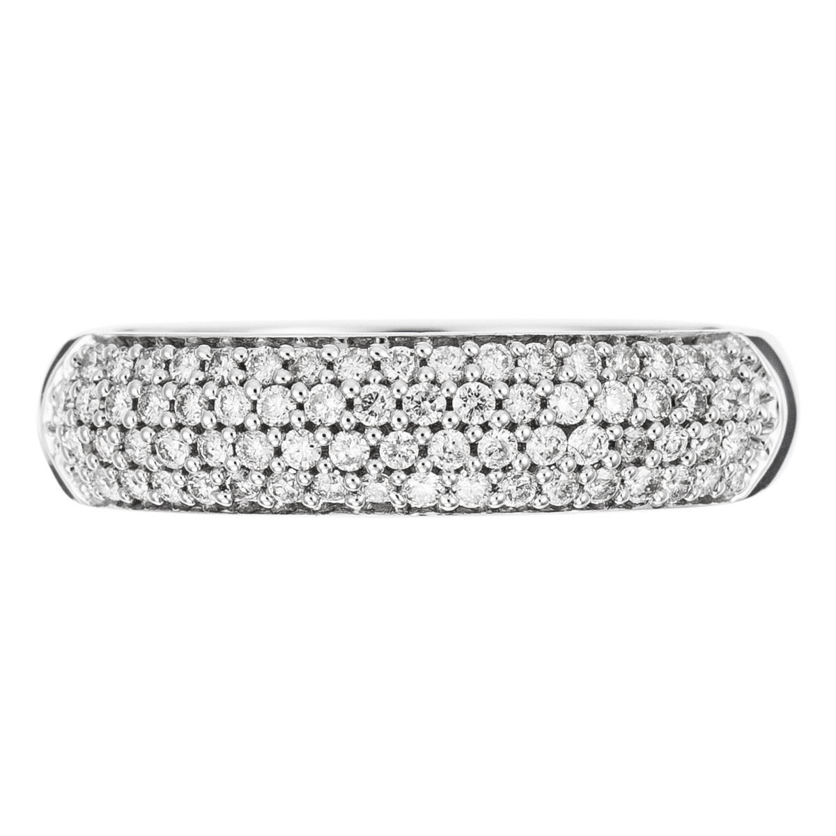 Bague Or Blanc et Diamants 0,4 carats "Sincerité" Bague Or Blanc et Diamants 0,4 carat "SINCERITÉ"