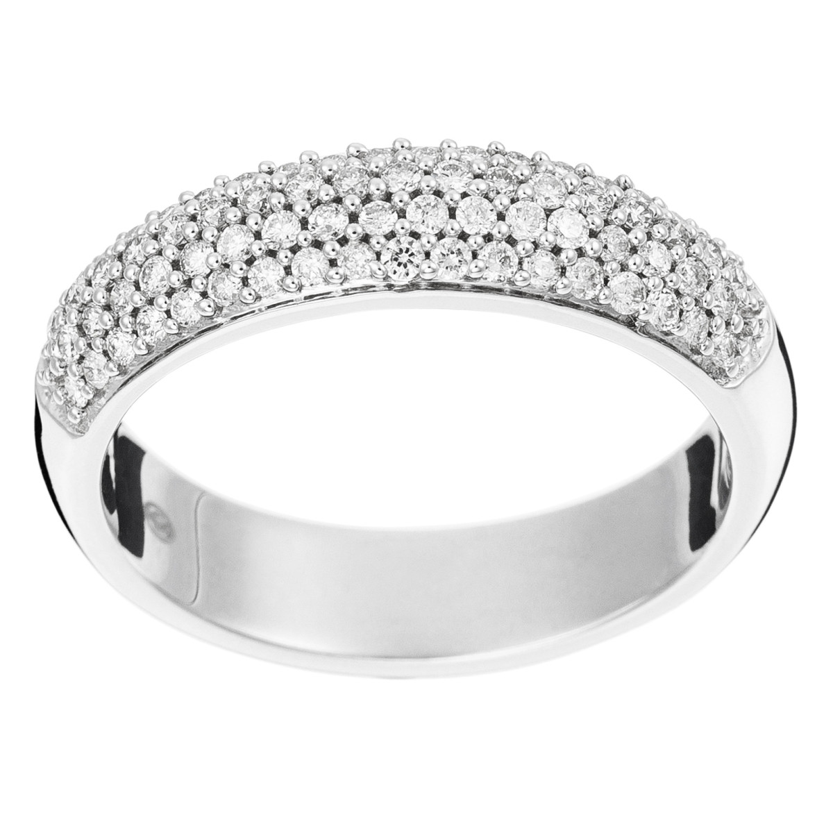 Bague Or Blanc et Diamants 0,4 carats "Sincerité" Bague Or Blanc et Diamants 0,4 carat "SINCERITÉ"