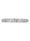 Bague Or Blanc et Diamants 0,20 carats "Alliance Granité"