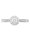 Bague Or Blanc et Diamants 0,30 carats "Brillant Somptueux"