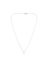 Collier Cœur Précieux Or Blanc 375 et Diamants 0.05ct