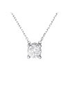 Collier Or Blanc et Diamant 0,33 carats "Brillant d'amour"