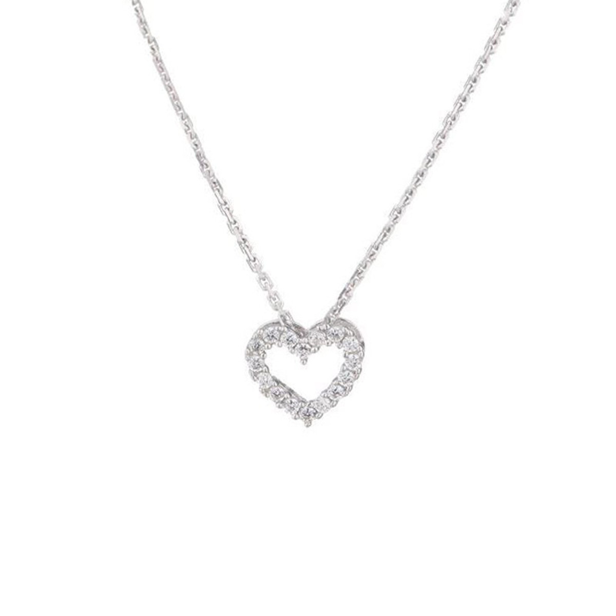 Pendentif "Onirique" Or blanc