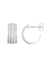 Boucles d'oreilles Or Blanc et Diamants 0,51 carat