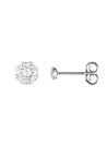 Boucles d'oreilles Or Blanc et Diamants 0,07 carat "IDYLLE"