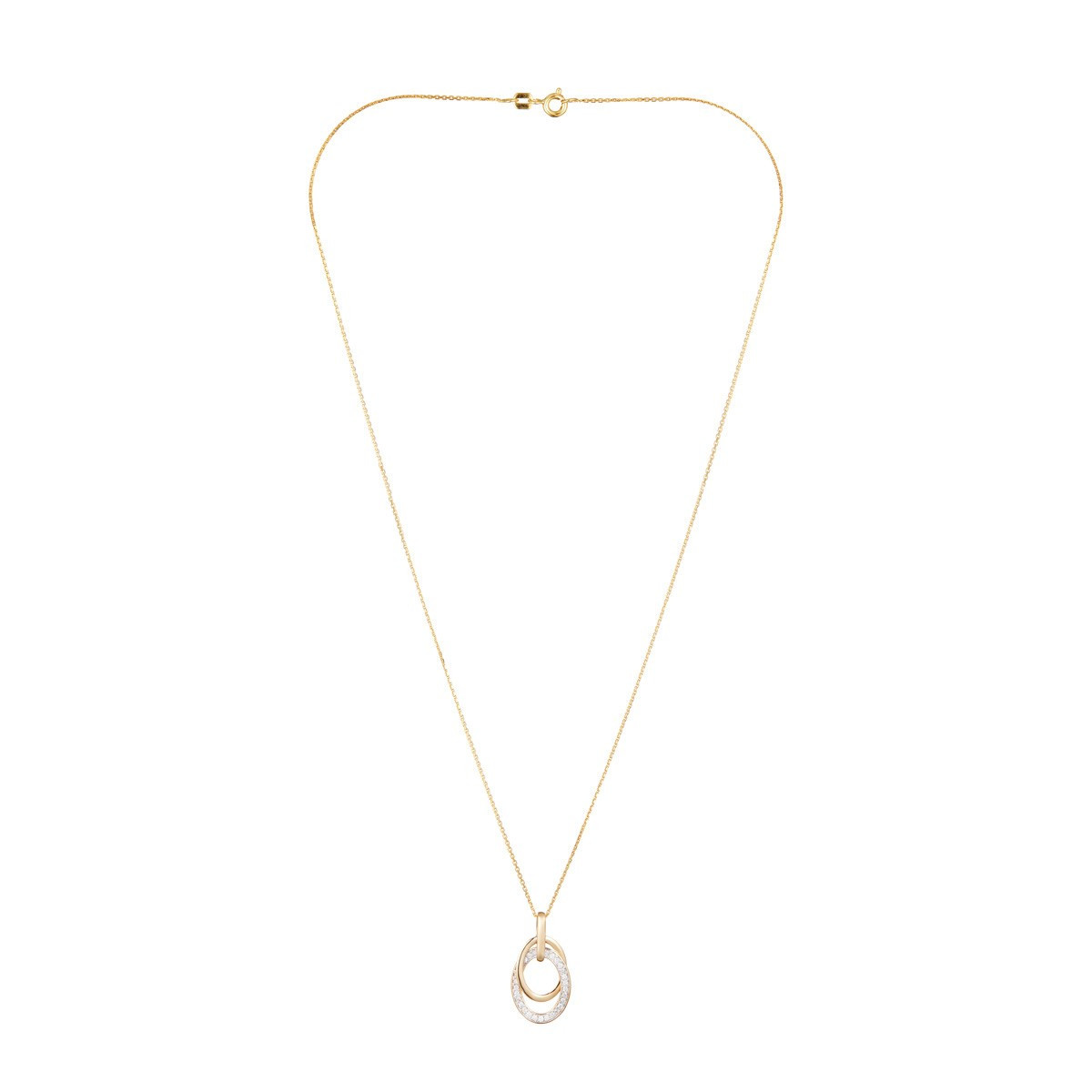 Pendentif "Maxine" Or jaune et Diamant