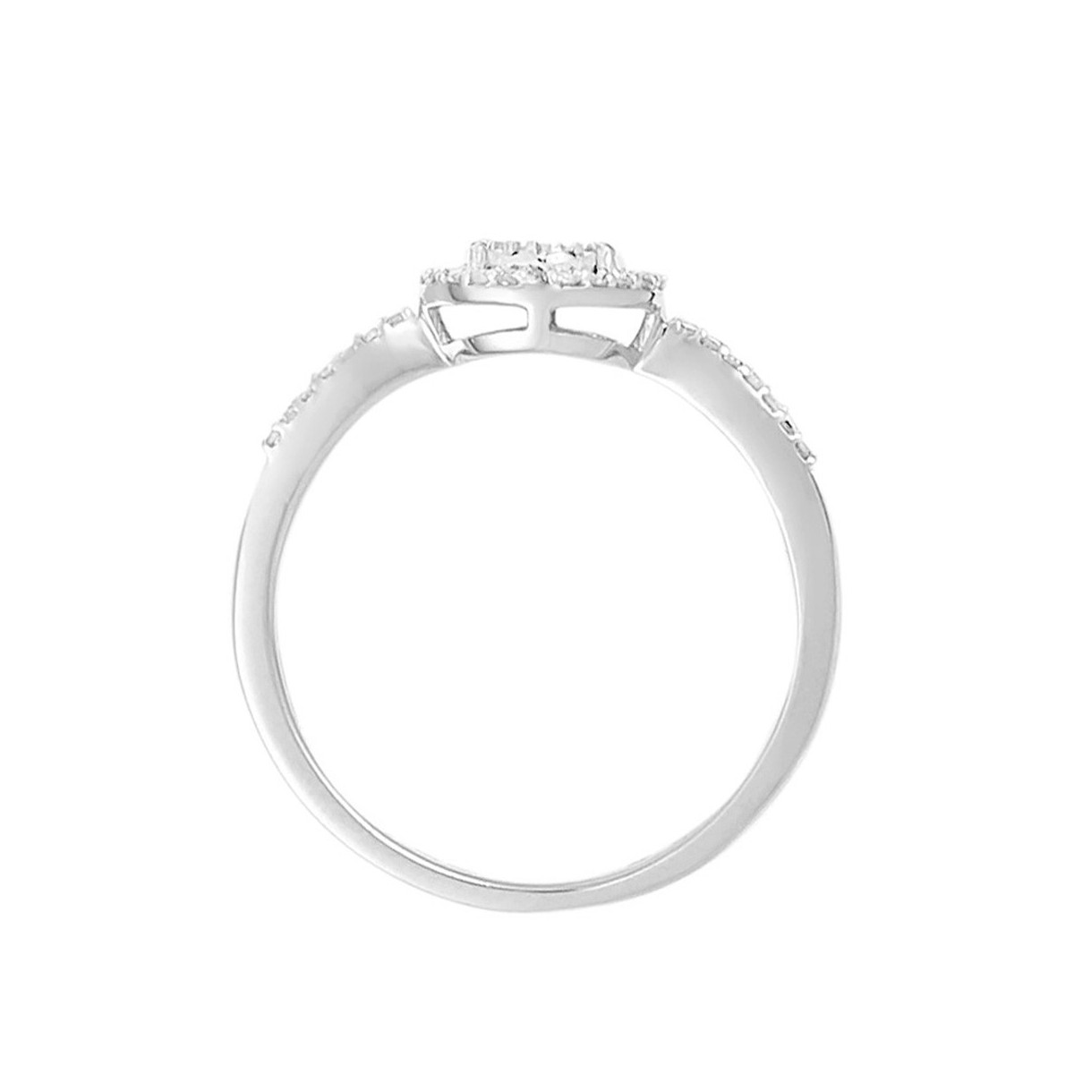 Bague "Vendôme" Or blanc et Diamants