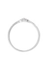 Bague "Sansa" Or blanc et Diamants