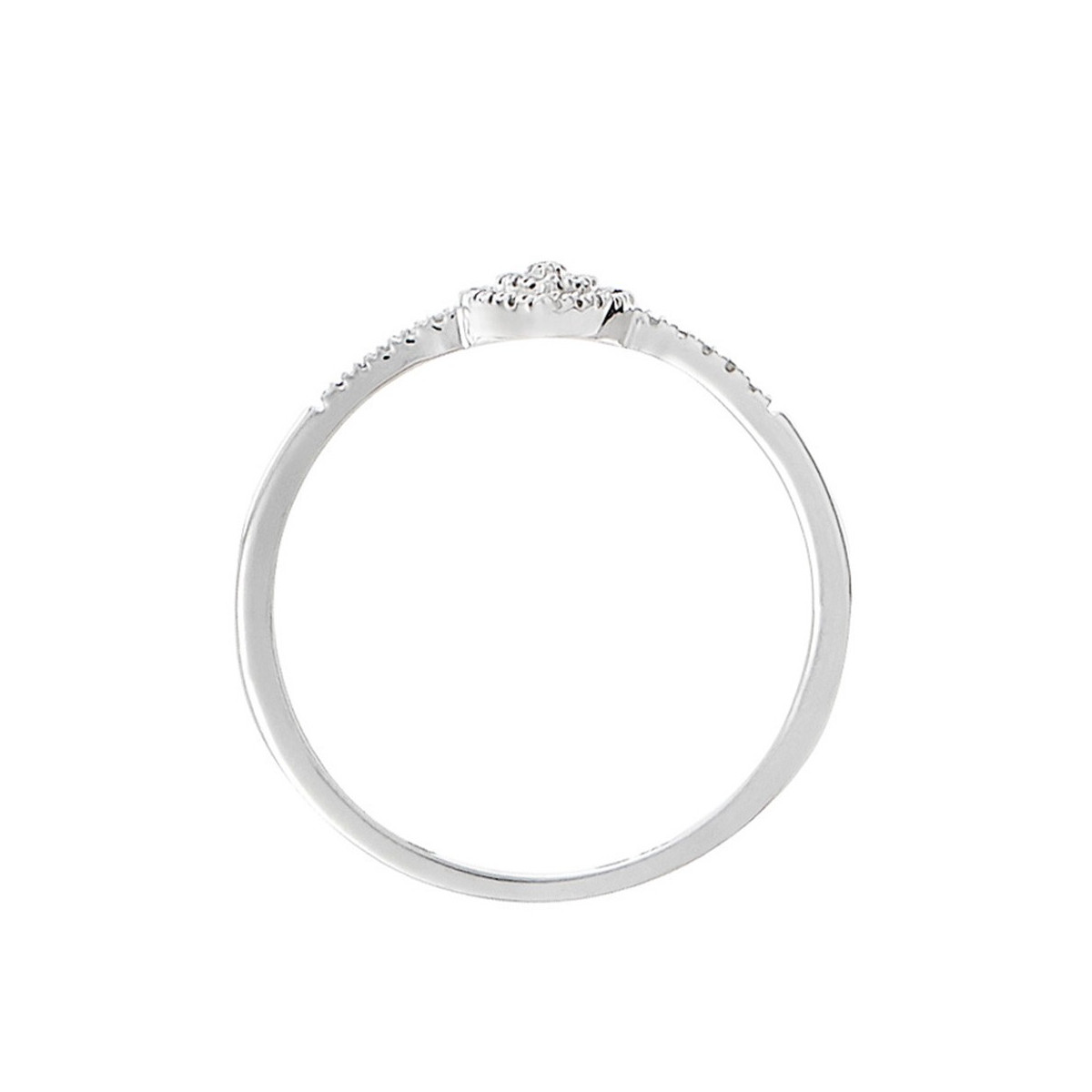 Bague "Sansa" Or blanc et Diamants Bague " Mathilde" Or blanc et Diamant