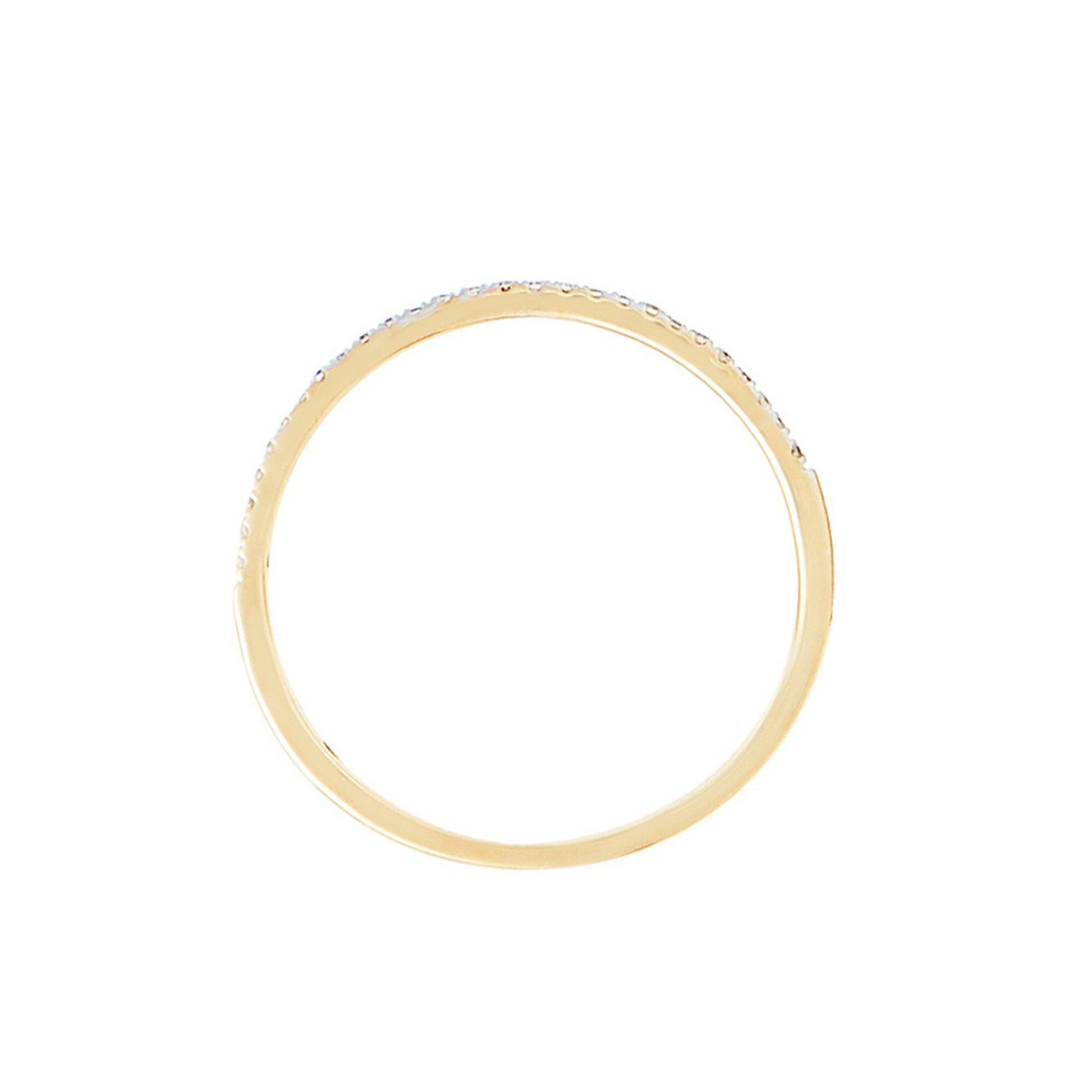 Bague " Axelle" Or jaune et Diamant
