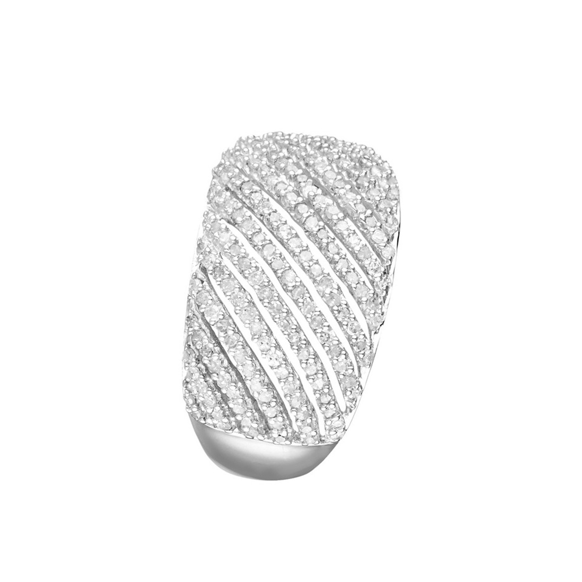 Bague "Prodigieuse" Or blanc et Diamants