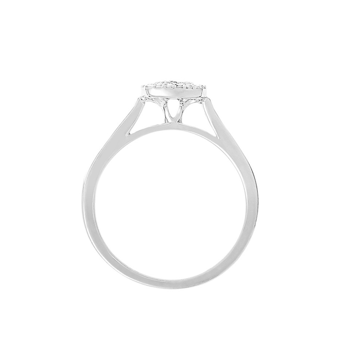 Bague "Mon voeu le plus cher" Or blanc et Diamants