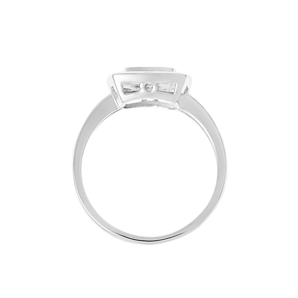 Bague "Olivia" Or blanc et Diamant