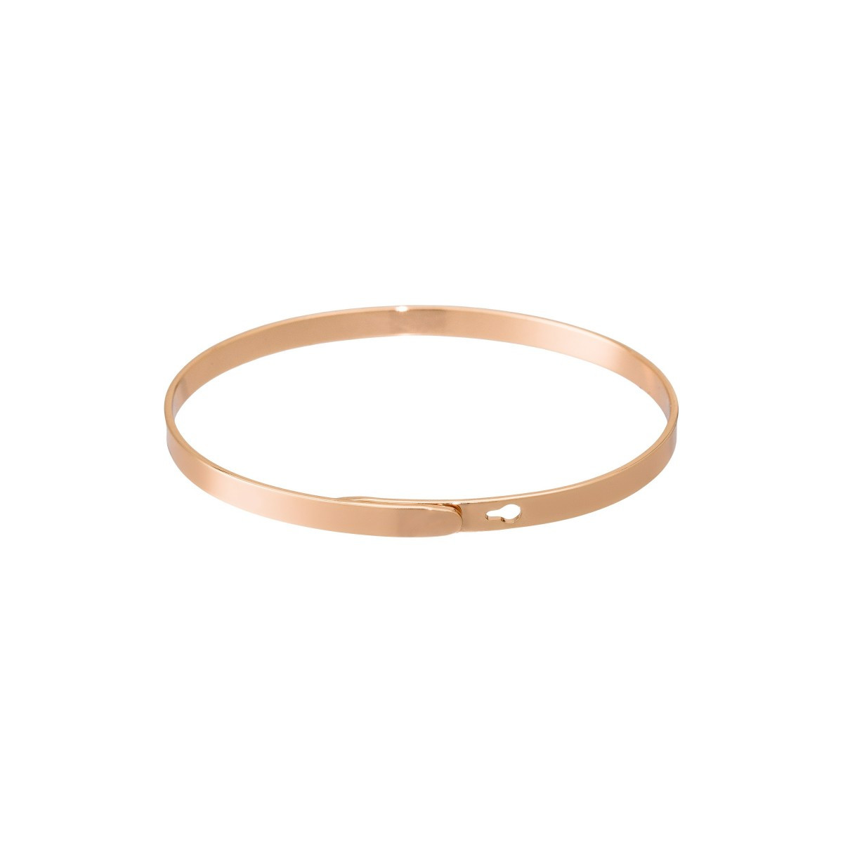 Bracelet Jonc à message laiton rosé "ATTACHIANTE" "ATTACHIANTE" bracelet jonc rosé à message