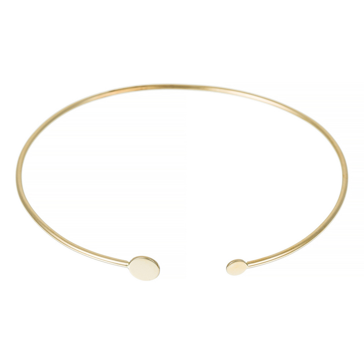 Bracelet or jaune "Cercle d'or" Bracelet Bangle Cercle d'or"Irisée"