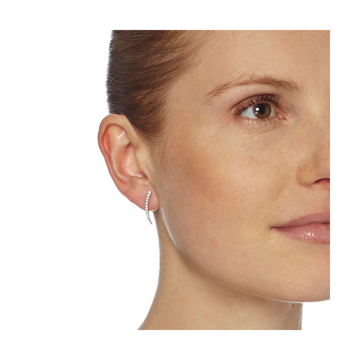 Boucles d'oreilles Grimpantes en argent et oxydes de ...