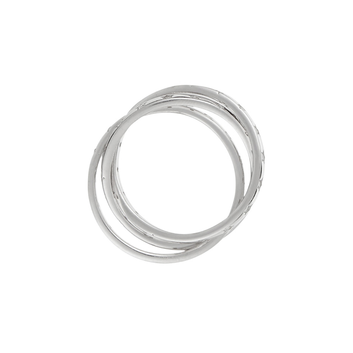 Bague en argent et oxydes de zirconium "Trio Harmonieux" Bague "Trio Harmonieux "Argent 925