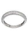 Bague Or Blanc et oxydes de zirconium "Sagesse"